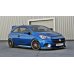 Накладка сплиттер на передний бампер на Opel Corsa E OPC / VXR